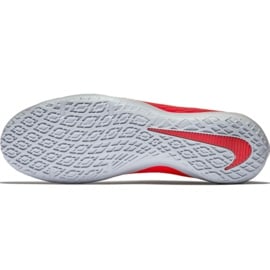 Buty halowe Nike Hypervenom Phantom X 3 Academy Ic M AJ3814-600 białe czerwone 5