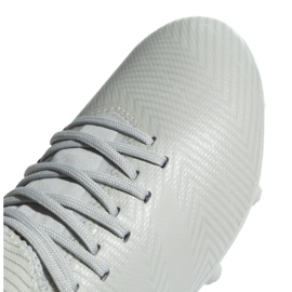Buty piłkarskie adidas Nemeziz 18.3 Fg Jr DB2353 białe białe 3
