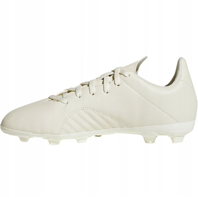 Buty piłkarskie adidas X 18.4 FxG Jr DB2421 białe białe 1