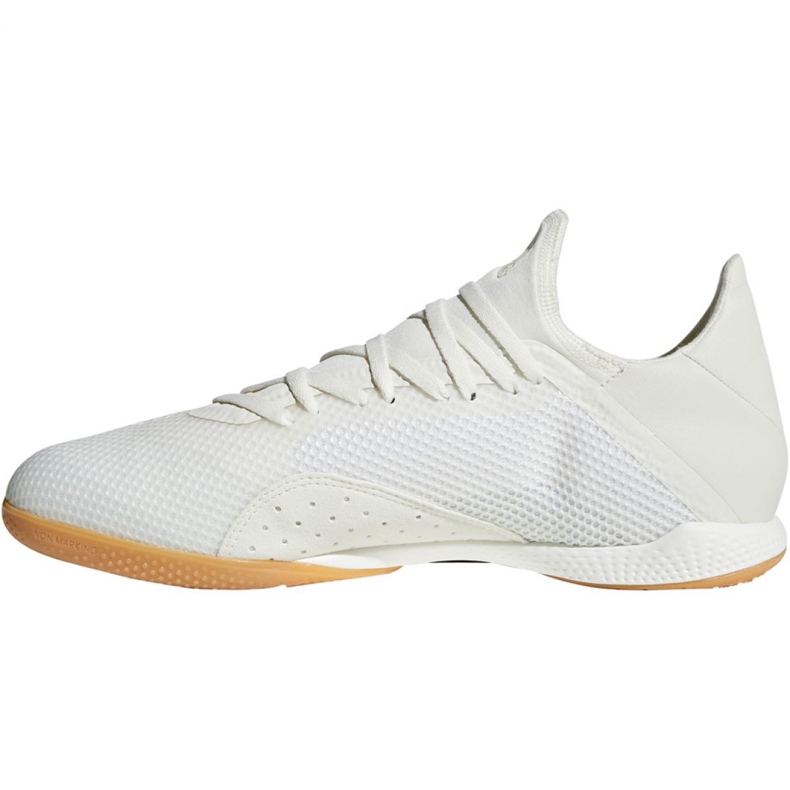Buty halowe adidas X Tango 18.3 In M DB2439 białe beżowy 2
