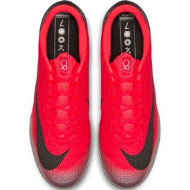 Buty halowe Nike Mercurial Vapor X 12 Academy CR7 Ic M AJ3731-600 czerwone czerwone 1