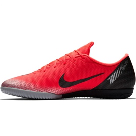 Buty halowe Nike Mercurial Vapor X 12 Academy CR7 Ic M AJ3731-600 czerwone czerwone 2