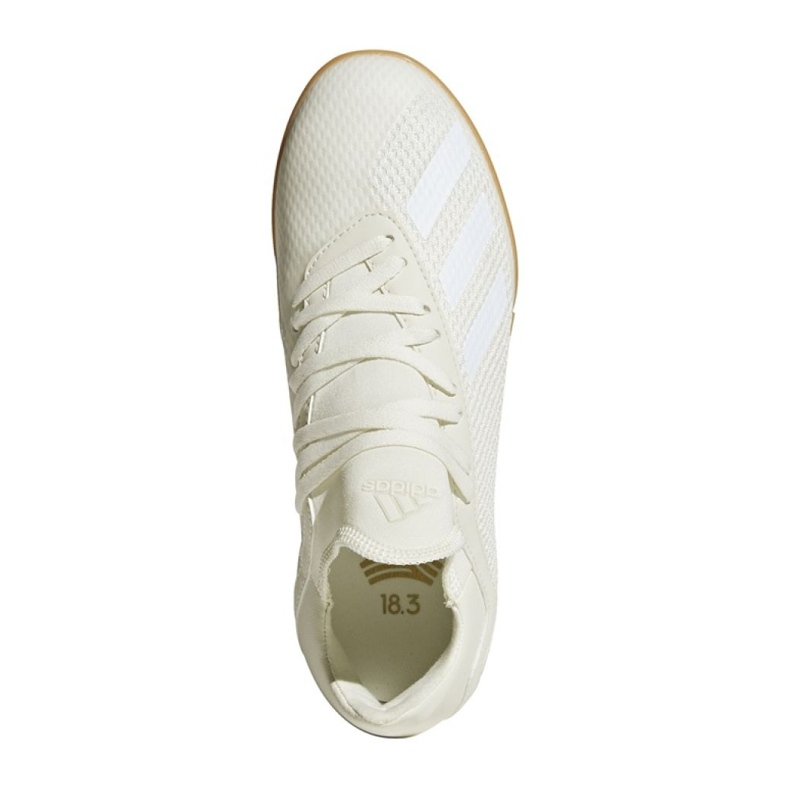 Buty piłkarskie adidas X Tango 18.3 In Jr DB2427 białe białe 1