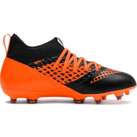 Buty piłkarskie Puma Future 2.3 Netfit Fg Ag Color Sh Jr 104836 02 pomarańczowe pomarańczowe 2