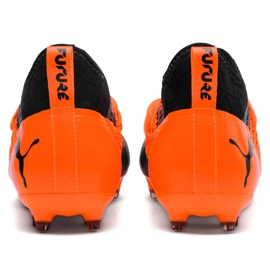 Buty piłkarskie Puma Future 2.3 Netfit Fg Ag Color Sh Jr 104836 02 pomarańczowe pomarańczowe 3
