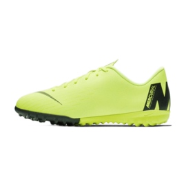Buty piłkarskie Nike Mercurial VaporX 12 Academy Gs Tf Jr AH7342-701 żółte wielokolorowe 1