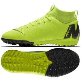 Buty piłkarskie Nike Mercurial SuperflyX 6 Academy Gs Tf Jr AH7344-701 żółte żółte 2