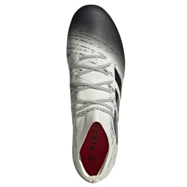 Buty piłkarskie adidas Nemeziz 18.1 Fg M BB9425 białe białe 2