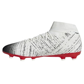 Buty piłkarskie adidas Nemeziz 18.3 Fg M BB9437 białe białe 1