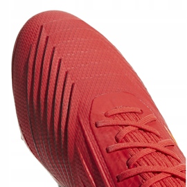 Buty piłkarskie adidas Predator 19.2 Fg M D97940 czerwone wielokolorowe 3