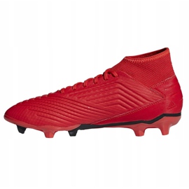 Buty piłkarskie adidas Predator 19.3 Fg M BB9334 czerwone wielokolorowe 1