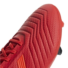 Buty piłkarskie adidas Predator 19.3 Fg M BB9334 czerwone wielokolorowe 7