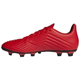 Buty piłkarskie adidas Predator 19.4 FxG M D97970 czerwone wielokolorowe 1