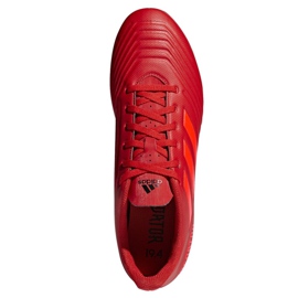 Buty piłkarskie adidas Predator 19.4 FxG M D97970 czerwone wielokolorowe 2