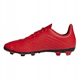 Buty piłkarskie adidas Predator 19.4 FxG Jr CM8541 czerwone wielokolorowe 1