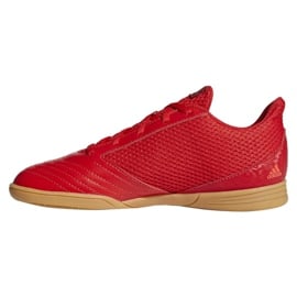 Buty halowe adidas Predator 19.4 In Sala Jr CM8552 czerwone wielokolorowe 1