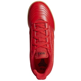 Buty halowe adidas Predator 19.4 In Sala Jr CM8552 czerwone wielokolorowe 2