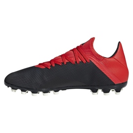 Buty piłkarskie adidas X 18.3 Ag M F36627 czarne czarne 1