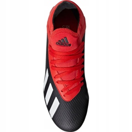 Buty piłkarskie adidas X 18.3 Fg Jr BB9370 czarne czarne 1