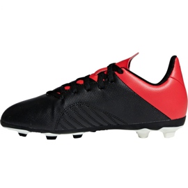 Buty piłkarskie adidas X 18.4 FxG Jr BB9378 czarne czarne 2