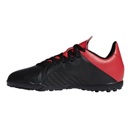 Buty piłkarskie adidas X 18.4 Tf Jr BB9416 czarne czarne 1