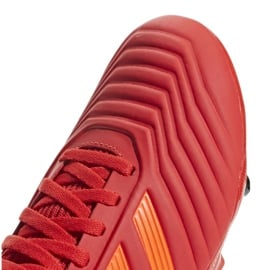 Buty piłkarskie adidas Predator 19.3 Fg Jr CM8534 pomarańczowe pomarańczowe 3