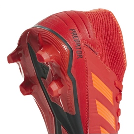 Buty piłkarskie adidas Predator 19.3 Fg Jr CM8534 pomarańczowe pomarańczowe 4