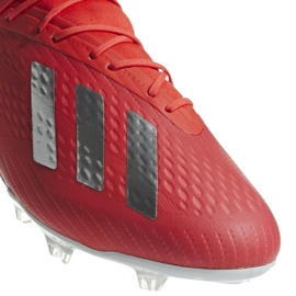 Buty piłkarskie adidas X 18.2 Fg M BB9363 czerwone czerwone 3