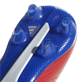 Buty piłkarskie adidas X 18.2 Fg M BB9363 czerwone czerwone 5