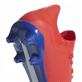 Buty piłkarskie adidas X 18.3 Fg M BB9367 czerwone wielokolorowe 4