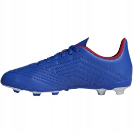 Buty piłkarskie adidas Predator 19.4 FxG Jr CM8540 niebieskie wielokolorowe 1