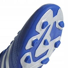 Buty piłkarskie adidas Predator 19.4 FxG Jr CM8540 niebieskie wielokolorowe 5