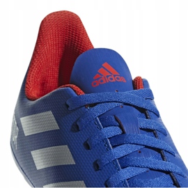 Buty piłkarskie adidas Predator 19.4 FxG Jr CM8540 niebieskie wielokolorowe 6