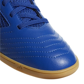 Buty halowe adidas Predator 19.4 In Sala Jr CM8550 niebieskie niebieskie 4