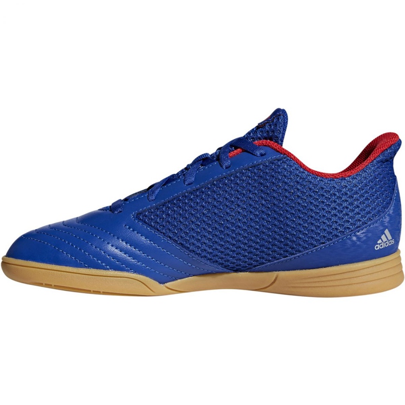 Buty halowe adidas Predator 19.4 In Sala Jr CM8551 niebieskie niebieskie 1