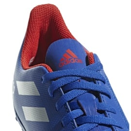 Buty piłkarskie adidas Predator 19.4 Tf Jr CM8556 niebieskie wielokolorowe 5