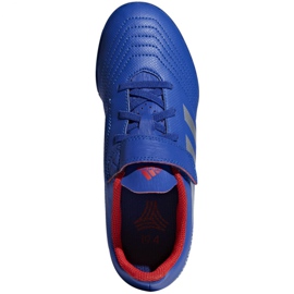 Buty piłkarskie adidas Predator 19.4 Tf Jr CM8559 niebieskie niebieskie 2
