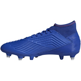 Buty piłkarskie adidas Predator 19.3 Sg M D97957 niebieskie wielokolorowe 1