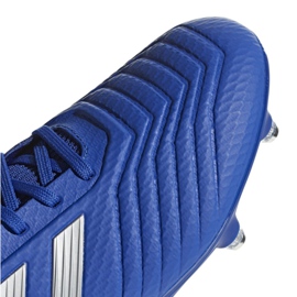 Buty piłkarskie adidas Predator 19.3 Sg M D97957 niebieskie wielokolorowe 4