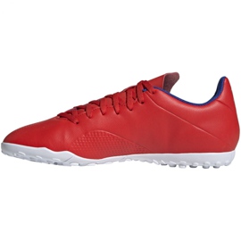 Buty piłkarskie adidas X 18.4 Tf M BB9413 wielokolorowe czerwone 2