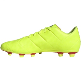 Buty piłkarskie adidas Nemeziz 18.4 FxG M BB9440 żółte żółte 2
