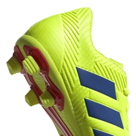 Buty piłkarskie adidas Nemeziz 18.4 FxG M BB9440 żółte żółte 4