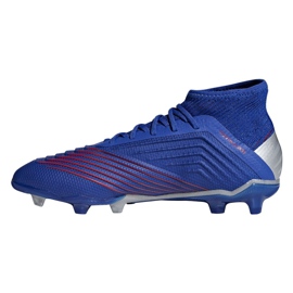 Buty piłkarskie adidas Predator 19.1 Fg Jr CM8530 niebieskie niebieskie 1