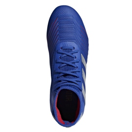 Buty piłkarskie adidas Predator 19.1 Fg Jr CM8530 niebieskie niebieskie 2