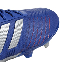Buty piłkarskie adidas Predator 19.1 Fg Jr CM8530 niebieskie niebieskie 3