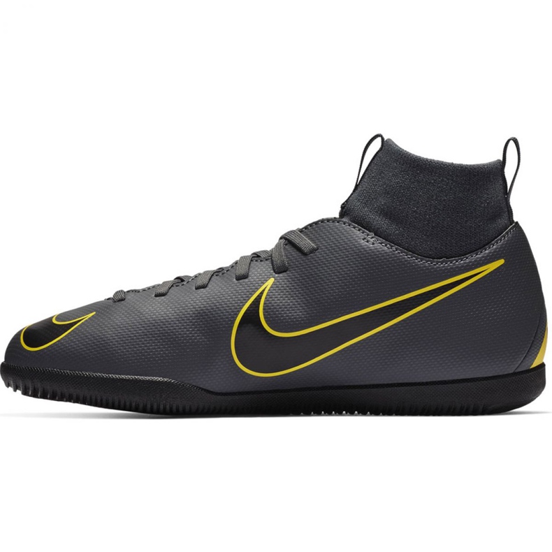 Buty halowe Nike Mercurial Superfly X 6 Club Ic Jr AH7346-070 czarne szare 1