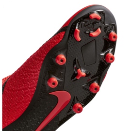 Buty piłkarskie Nike Phantom Vsn Academy Df FG/MG M AO3258-600 czerwone czerwone 5