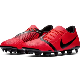 Buty piłkarskie Nike Phantom Venom Club Fg M AO0577-600 czerwone czerwone 5