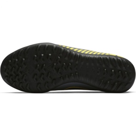 Buty piłkarskie Nike Mercurial Vapor X 12 Club Tf Jr AH7355-070 szare czarne 4