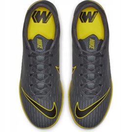 Buty piłkarskie Nike Mercurial Vapor X 12 Academy Tf M AH7384-070 szare czarne 2